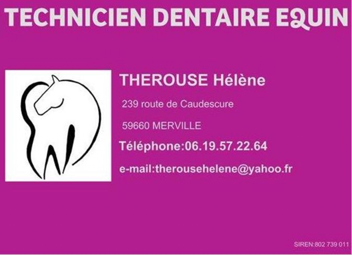 Therouse Hélène (technicien dentaire équin)